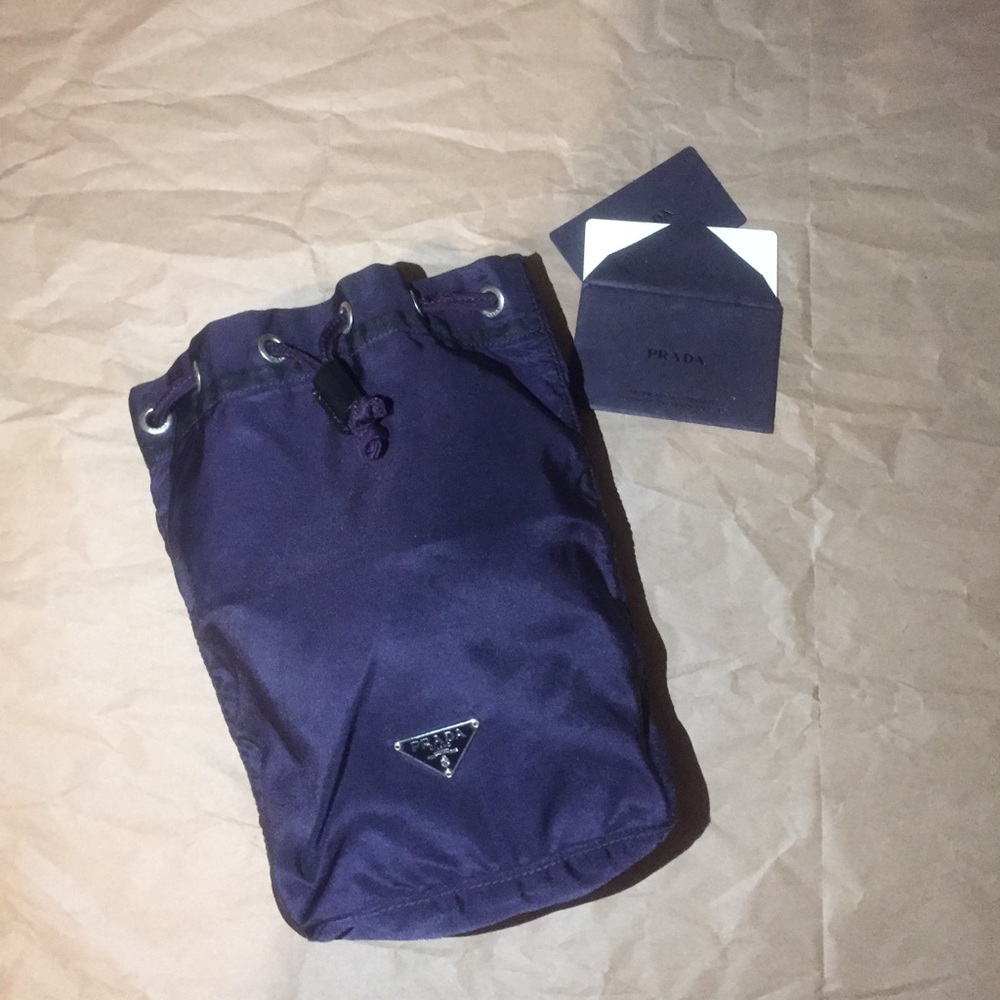 Authentic Prada Drawstring Bag Used Damaged String - image 1